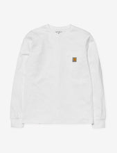 Load image into Gallery viewer, Carhartt Pocket Long Sleeve T-Shirt - White
