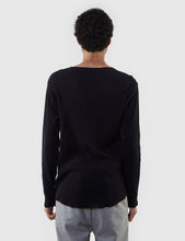 Load image into Gallery viewer, Edwin Waffle Long Sleeve T-Shirt - Black
