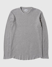 Load image into Gallery viewer, Edwin Waffle Long Sleeve T-Shirt (Marl) - Mid-Grey
