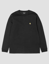 Load image into Gallery viewer, Carhartt Chase Long Sleeve T-Shirt - Black
