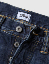Load image into Gallery viewer, Edwin ED-55 Dark Blue Jeans 12oz (Regular Tapered) - Grime Dirt Wash
