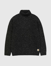 Load image into Gallery viewer, Carhartt Anglistic Turtleneck Knit Jumper - Black
