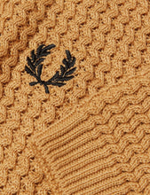 Load image into Gallery viewer, Fred Perry Knitted Button Neck Shirt - 1964 Gold
