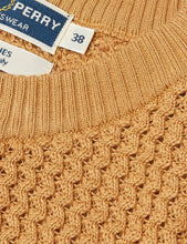 Load image into Gallery viewer, Fred Perry Knitted Button Neck Shirt - 1964 Gold
