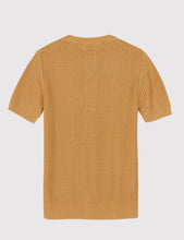 Load image into Gallery viewer, Fred Perry Knitted Button Neck Shirt - 1964 Gold
