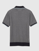 Load image into Gallery viewer, Fred Perry Texture Knit Shirt - Navy
