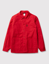 Load image into Gallery viewer, Le Laboureur Cotton Work Jacket - Red
