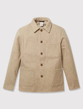 Load image into Gallery viewer, Le Laboureur Burel Wool Work Jacket - Beige
