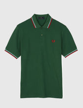 Load image into Gallery viewer, Fred Perry Twin Tipped Polo Shirt - Tartan Green

