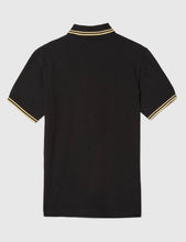 Load image into Gallery viewer, Fred Perry Twin Tipped Polo Shirt - Black
