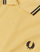 Load image into Gallery viewer, Fred Perry Twin Tipped Polo Shirt - Ice Lemon Yellow
