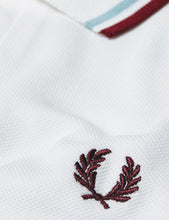 Load image into Gallery viewer, Fred Perry Twin Tipped Polo Shirt - White
