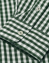 Load image into Gallery viewer, Fred Perry Gingham Shirt - Tartan Green
