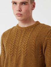 Load image into Gallery viewer, Barbour Craster Knit Jumper (Wool Mix) - Antique Gold
