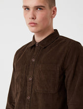Load image into Gallery viewer, Barbour x Wood Wood Fidra Cord Shirt - Olive

