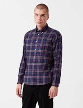 Load image into Gallery viewer, Barbour Seth Flannel Shirt - Navy Blue Marl
