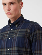 Load image into Gallery viewer, Barbour Blane Checked Shirt - Forest Blue
