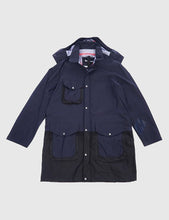 Load image into Gallery viewer, Barbour x Wood Wood Amager Wax Jacket - Navy
