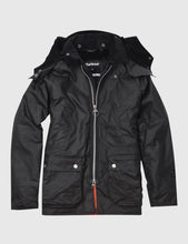 Load image into Gallery viewer, Barbour x Wood Wood Souter Wax Jacket - Black
