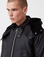 Load image into Gallery viewer, Barbour x Wood Wood Souter Wax Jacket - Black
