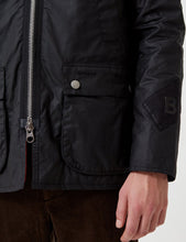Load image into Gallery viewer, Barbour x Wood Wood Souter Wax Jacket - Black
