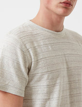 Load image into Gallery viewer, Norse Projects Niels Textured Stripe T-Shirt - Ecru
