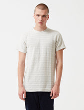 Load image into Gallery viewer, Norse Projects Niels Textured Stripe T-Shirt - Ecru
