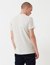 Load image into Gallery viewer, Norse Projects Niels Textured Stripe T-Shirt - Ecru
