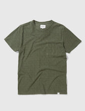 Load image into Gallery viewer, Norse Projects Niels Japanese Pocket T-Shirt - Dried Olive

