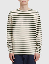 Load image into Gallery viewer, Norse Projects Godtfred Long Sleeve T-Shirt - Ecru/Forest Green
