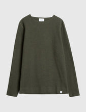 Load image into Gallery viewer, Norse Projects Godtfred Long Sleeve T-Shirt - Dried Olive
