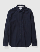 Load image into Gallery viewer, Norse Projects Hans Mouline Shirt - Navy Blue
