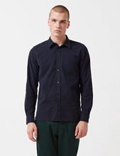 Load image into Gallery viewer, Norse Projects Hans Mouline Shirt - Navy Blue

