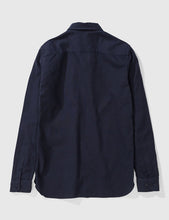 Load image into Gallery viewer, Norse Projects Hans Mouline Shirt - Navy Blue

