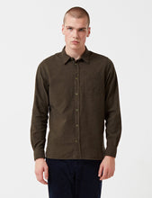 Load image into Gallery viewer, Norse Projects Hans Mouline Shirt - Dried Olive Green
