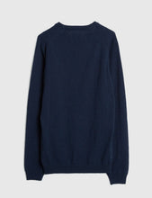 Load image into Gallery viewer, Norse Projects Birnir Texture Knit - Navy Blue
