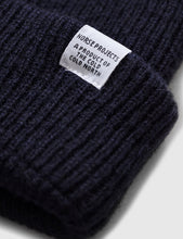 Load image into Gallery viewer, Norse Projects Norse Beanie Hat - Navy Blue
