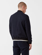 Load image into Gallery viewer, Oliver Spencer Bermondsey Bomber Jacket - Haydon Midnight Blue
