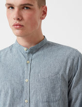 Load image into Gallery viewer, Oliver Spencer Grandad Shirt - Isley Indigo
