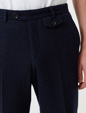 Load image into Gallery viewer, Oliver Spencer Fishtail Trousers (Wool) - Midnight Blue

