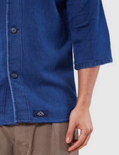 Load image into Gallery viewer, Bleu De Paname Baseball Shirt - Indigo Blue
