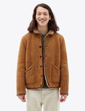 Load image into Gallery viewer, YMC Brainticket Sheepskin Coat (Suede) - Tan
