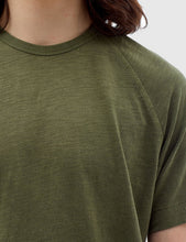 Load image into Gallery viewer, YMC Television Raglan T-Shirt - Green
