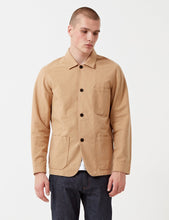 Load image into Gallery viewer, Portuguese Flannel Pinheiro Workwear Denim Jacket - Cream
