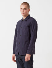 Load image into Gallery viewer, Portuguese Flannel Pinheiro Workwear Jacket - Navy
