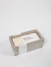 Load image into Gallery viewer, Paddywax Urban Concrete Rectangle Candle (8oz) - Tobacco &amp; Patchouli
