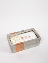 Load image into Gallery viewer, Paddywax Urban Concrete Rectangle Candle (8oz) - Bergamot &amp; Mahogany
