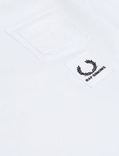 Load image into Gallery viewer, Fred Perry x Raf Simons Denim Pocket Sweatshirt - White
