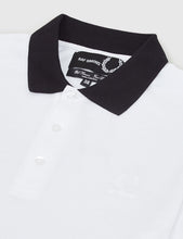 Load image into Gallery viewer, Fred Perry x Raf Simons Tipped Cuff Pique Shirt - White
