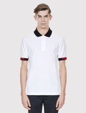 Load image into Gallery viewer, Fred Perry x Raf Simons Tipped Cuff Pique Shirt - White
